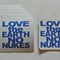 LOVE the EARTH NO NUKES ステッカー&マグネットセット