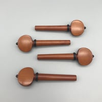 Vnあご当て】 あご当て足金具 チタン製 樽足（連結） | 文京楽器