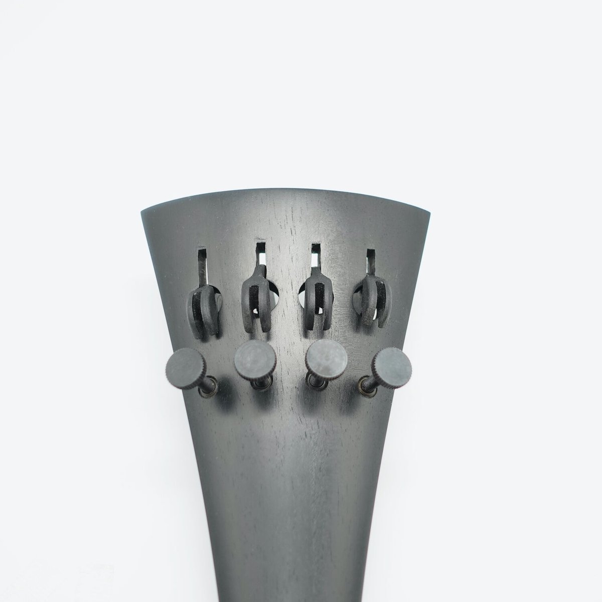 【新品】ドイツ製 チェロ用エボニーテールピース チェロ用アジャスター組込テールピース 黒檀（エボニー）材