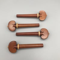 Vnあご当て】インド製 ストラドモデル（エボニー・ボックスウッド