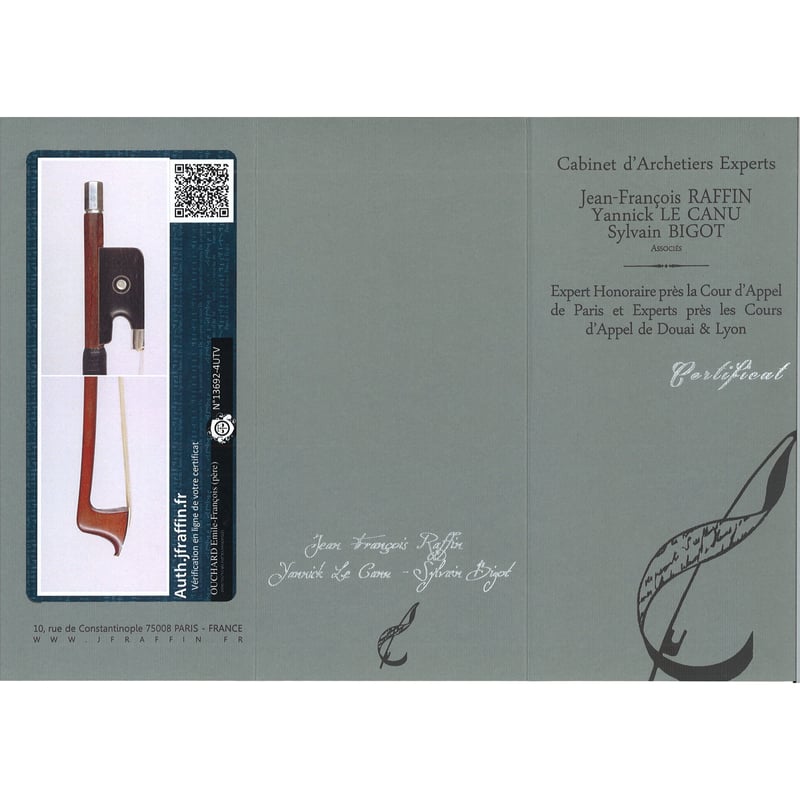 ヴァイオリン弓】エミール・フランソワ・ウーシャ / ミルクール