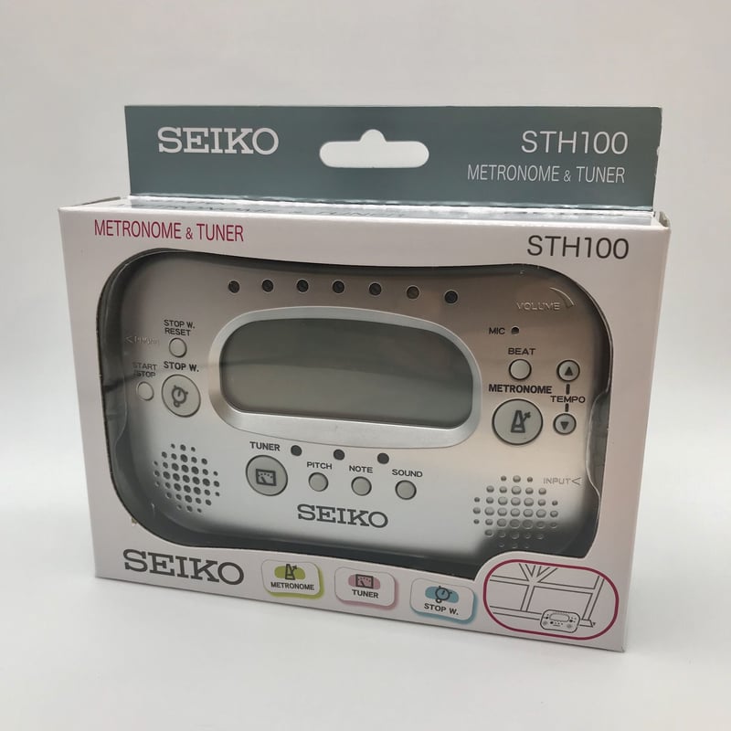 チューナー】SEIKO STH100 / チューナー&メトロノーム | 文京楽器