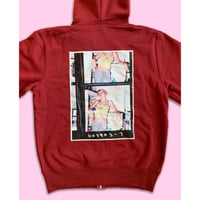 Candy Cat Head Zip Hoodie < Monika 2 >