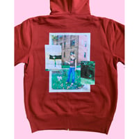Candy Cat Head Zip Hoodie < Monika 4 >