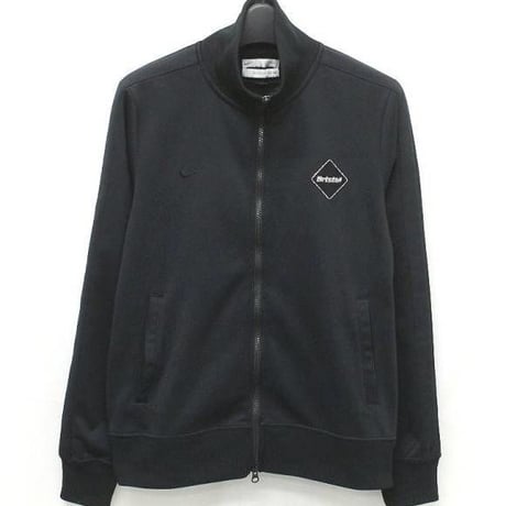 F.C.R.B. NIKE FCRB N98 PDK JKT ジャケット スワロフスキー M ブラック 黒 ポリ 2011秋冬 人気 フリース 起毛 サイド ライン 切替