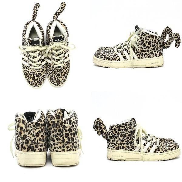 adidas アディダス JEREMY SCOTT ジェレミースコット 12SS コラボ JS LEOPARD 25.0cm US8 レオパード 豹柄  2012年春夏 2012SS 12S/S