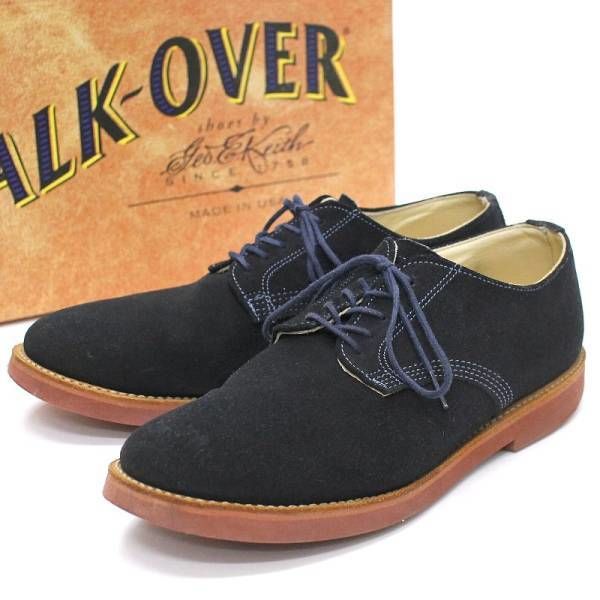 【美品】ウォークオーバー WALK-OVER DERBYネイビー スウェード 130_US ONLINE SHOP：US BLOG ウォークオーバー WALK-OVER DERBY