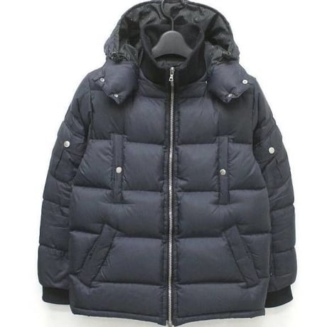 ソフネット SOPHNET. 07AW ショート ダウン ジャケット M 黒 BLACK ブラック フード取外可 2007年秋冬 2007AW 07A/W