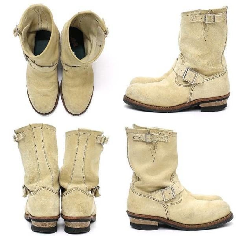 RED WING レッドウイング 8268 スウェード エンジニア ブーツ 10 TAN 