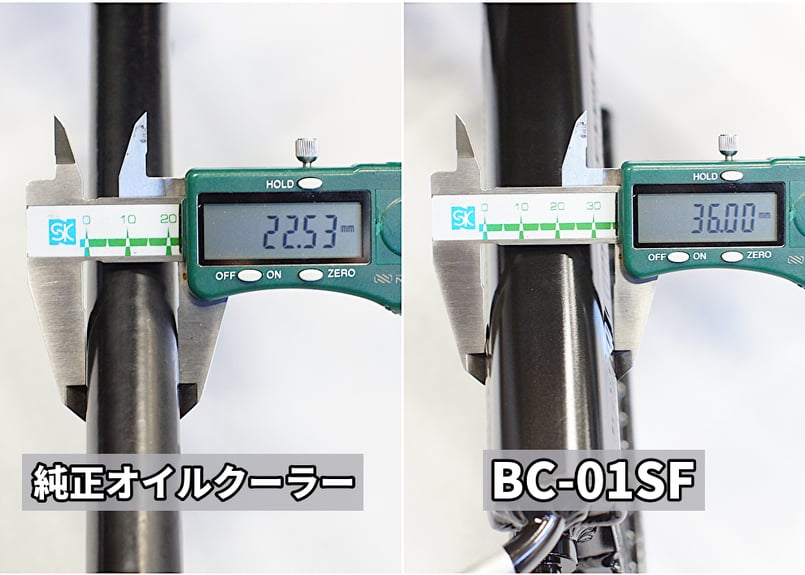 M8ソフテイル専用ビッグオイルクーラー BC-01SF | custom factory No