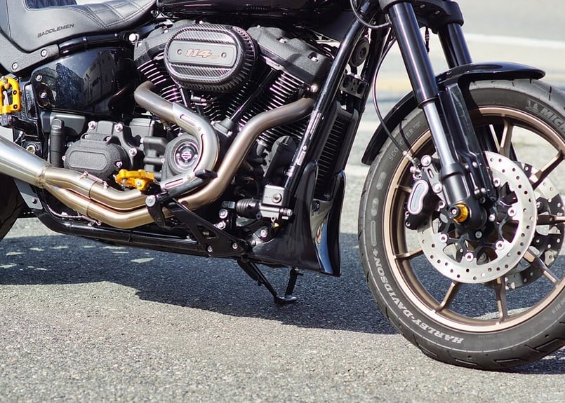 M8 SOFTAIL フロントハーフスポイラー | custom factory Noy's