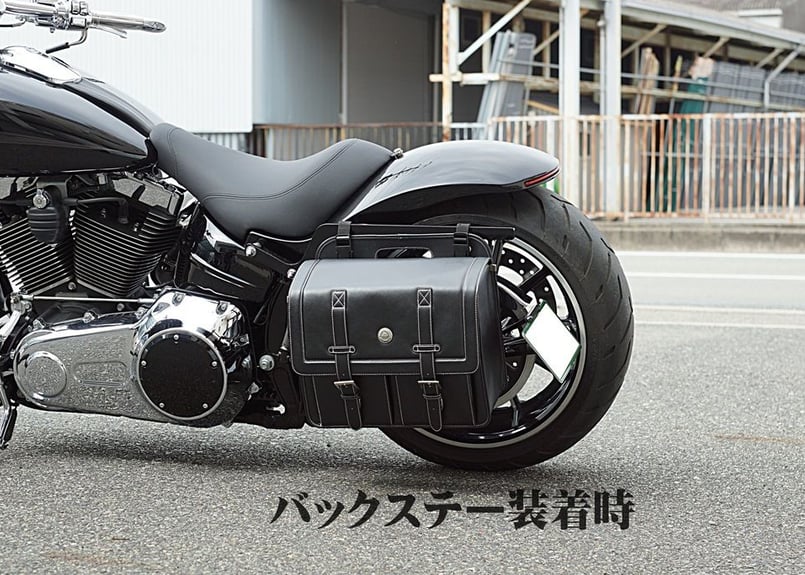 【トライジャ】BreakOut 鉄製ショートフェンダー用 サイドバッグサポート サイドバッグサポート 鉄製ショートフェンダー用