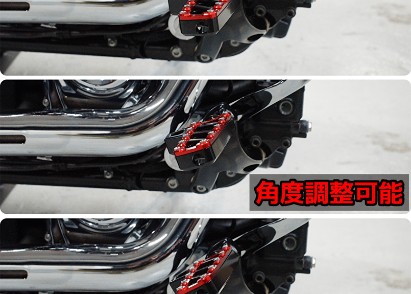 フットペグ M8ソフテイル（ヒールマウント付き） | custom factory 