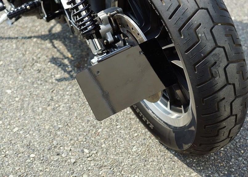 05～ スポーツスター専用サイドナンバーKIT | custom factory