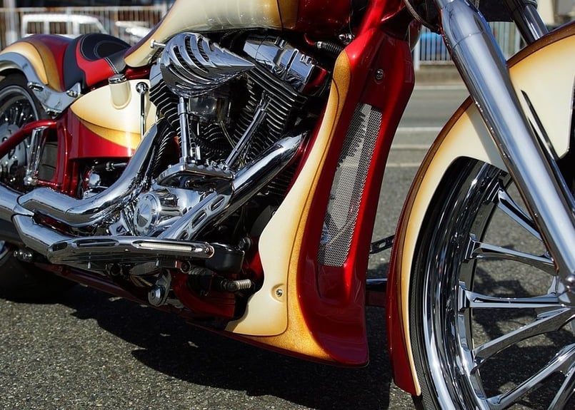 ソフテイル用フロントスポイラー '01UP | custom factory