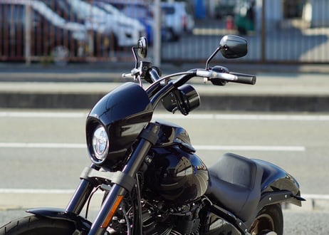 トラッカーハンドルバー　１２インチ　TH-12