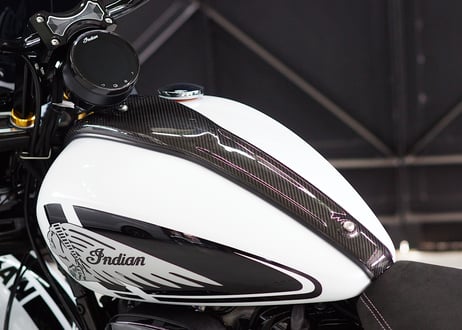カーボン　タンクパネル　TPC-01C　（Indian）