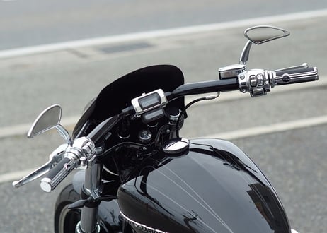 M8用メーターケース（メッキ）MK-０２
