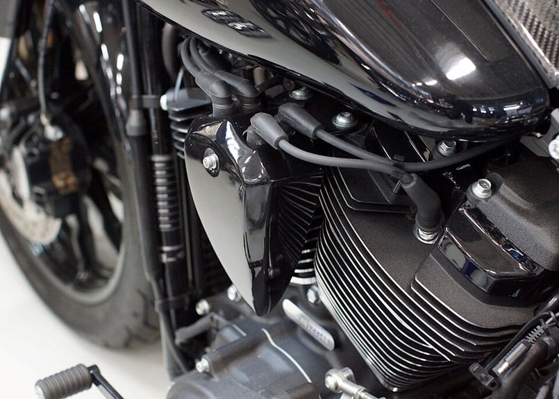 M8ソフテイル用 コイルカバー MCC-01 | custom factory Noy's