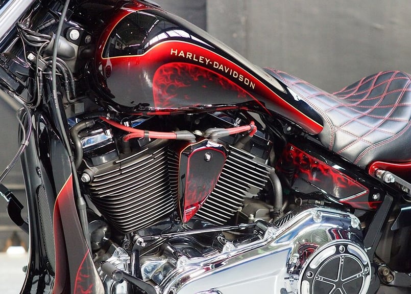 M8ソフテイル用 コイルカバー MCC-01 | custom factory Noy's