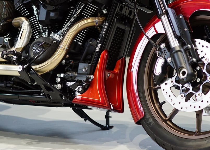 M8 SOFTAIL フロントハーフスポイラー（FS-09) | custom factory