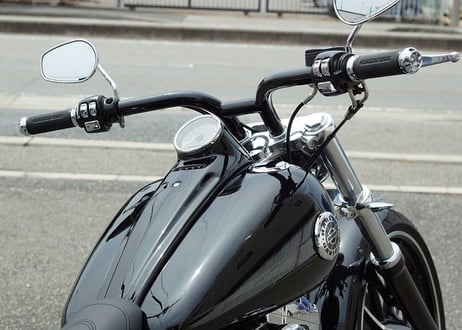 ブレイクアウト専用　ハンドルバー（クロームメッキ）