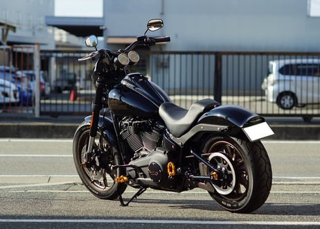 トラッカーハンドルバー　１２インチ　TH-12