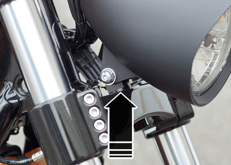 ヘッドライトマウントステー（汎用） | custom factory Noy's P