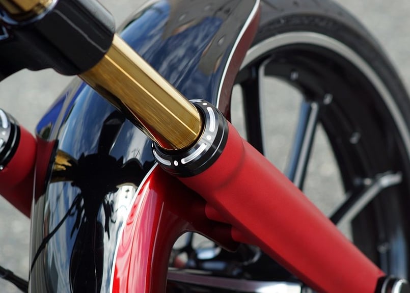 49mmフロントフォーク用 フォークダストカップ | custom factory Noy's