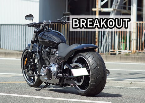M8 ブレイクアウトファットボーイ専用　ショートリヤフェンダーセット