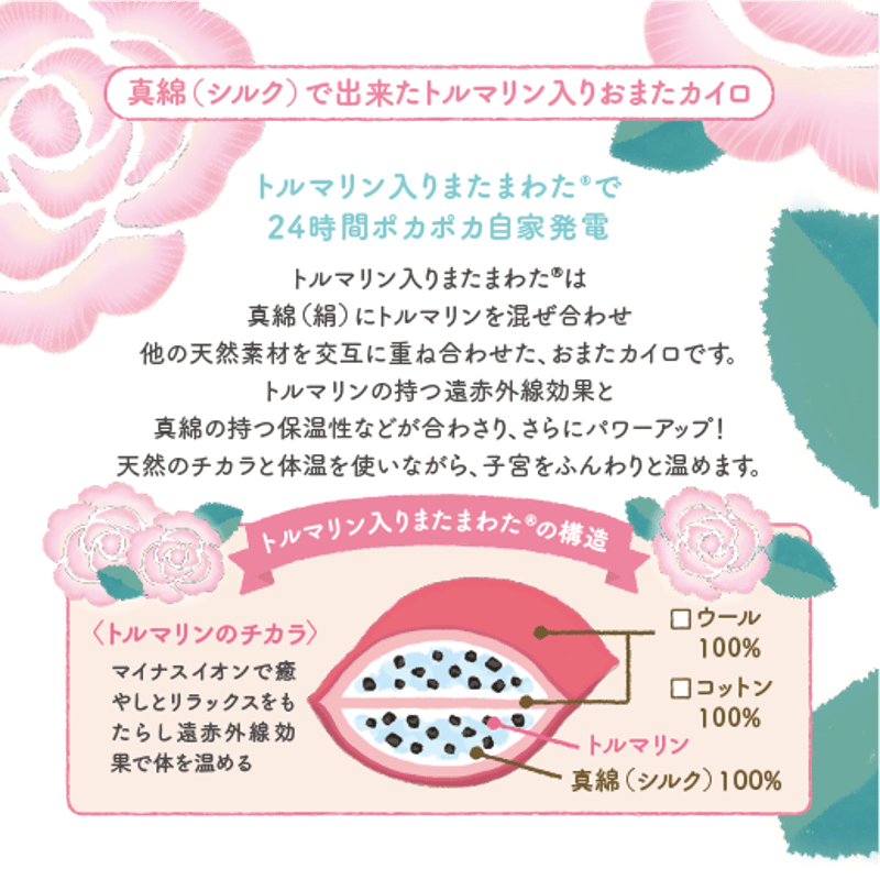 セットがお得】トルマリン✖️クチナシ染め 最強の子宮温活セット