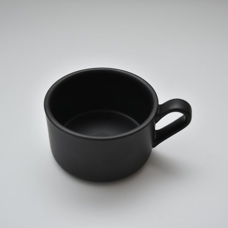 3RD CERAMICS    SOUP MUG／Black