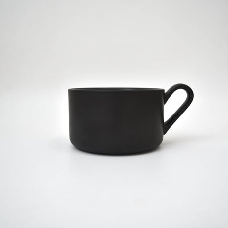 3RD CERAMICS    SOUP MUG／Black