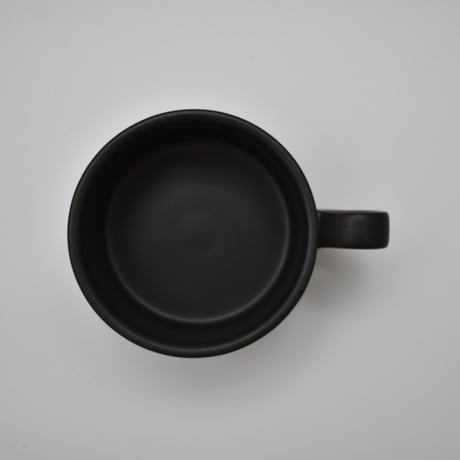 3RD CERAMICS    SOUP MUG／Black