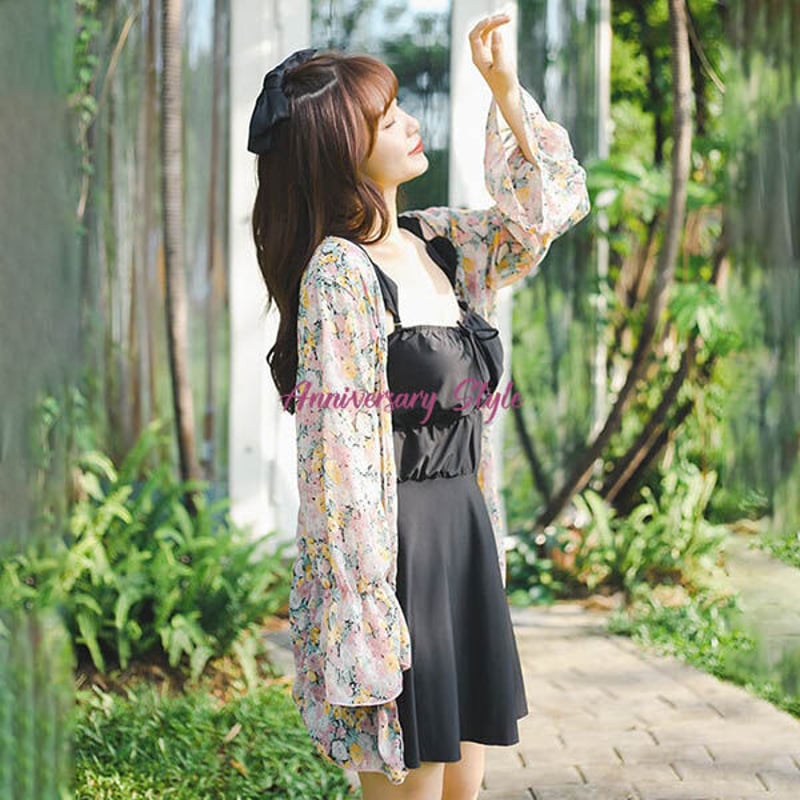 水着レディース 緑3XL即納 20代 30代 40代 黒 グリーン 3L 4L 5L 6L 7