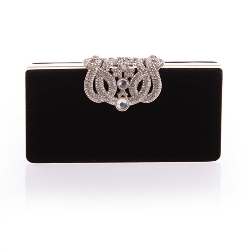 結婚式 パーティーバッグ ベロア 5色 レディース バッグ クラッチ