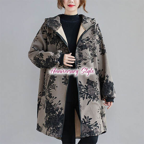 コート 即納 花柄 裏起毛 アンティーク フラワープリント柄 7559006 fit=scale-down,w=1200