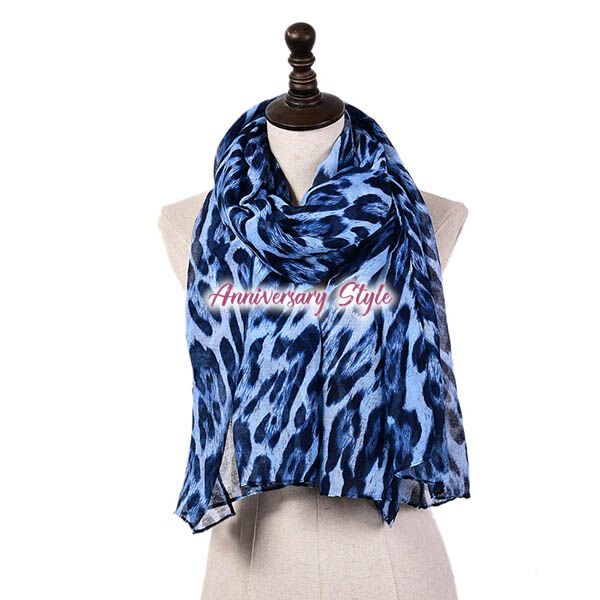 ストール ヒョウ柄 即納 ブラウン 全6色 豹柄 レオパード 大判 ビス