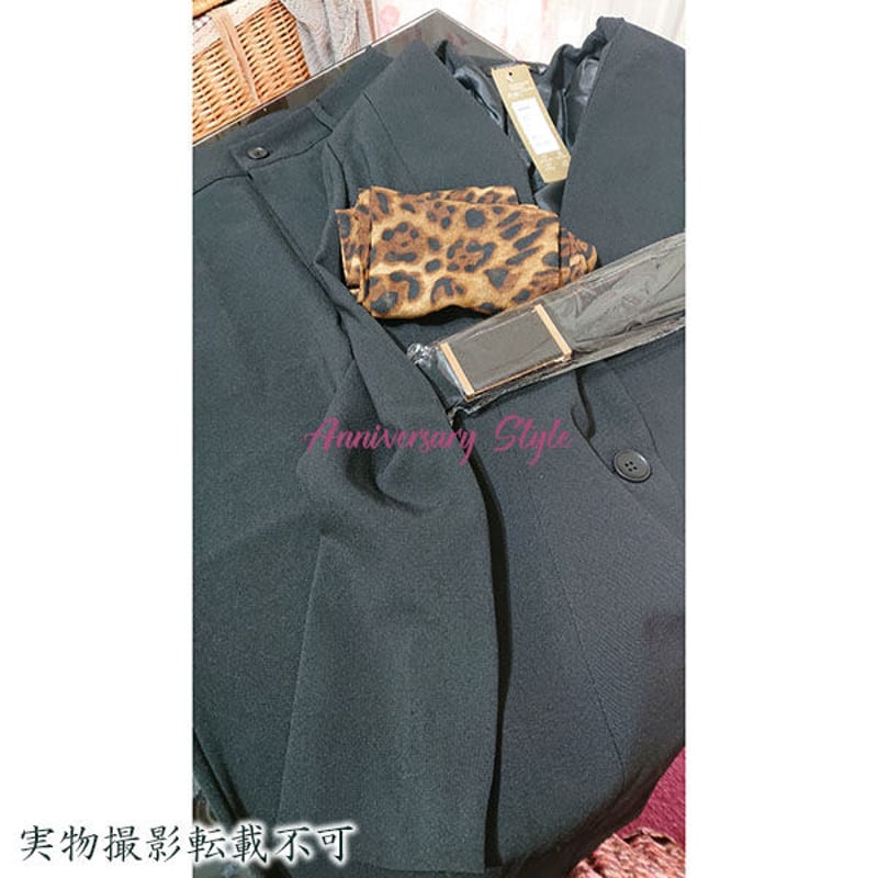 パンツスーツ S M L XL 2XL 黒 ベージュ 結婚式 ビジネス