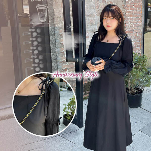 WIRROW ロングワンピース　ブラック fit=scale-down,w=1200