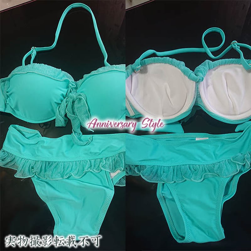 水着レディース ビキニ M (XS～S) 20代 即納 ホルターネック