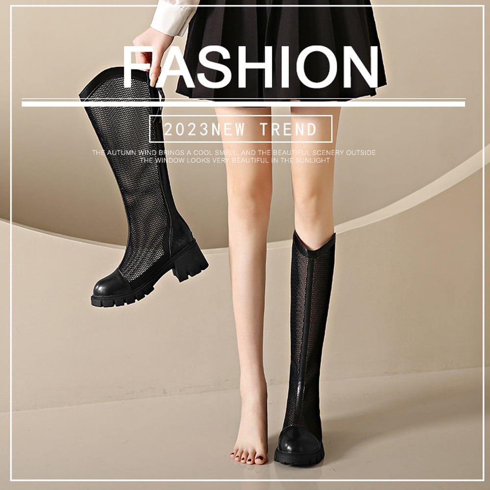 【新品タグ付】14thaddiction 夏ロングブーツ サマーロングブーツ fit=scale-down,w=1200