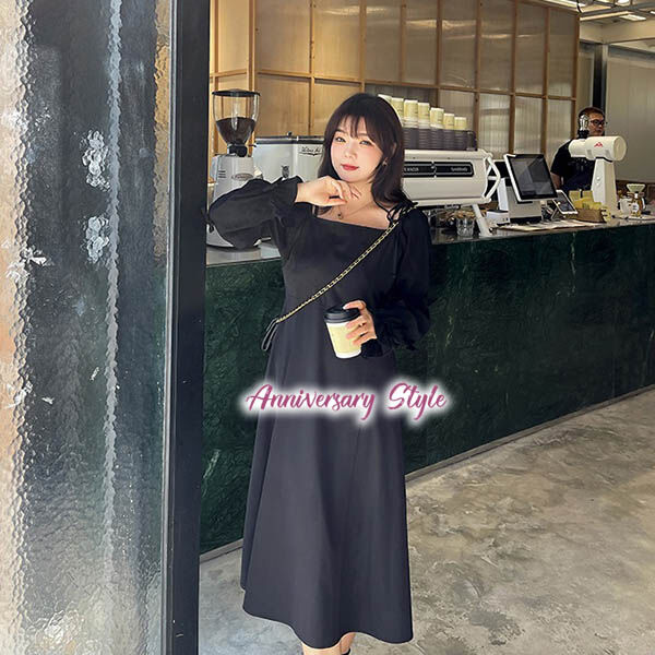 WIRROW ロングワンピース　ブラック fit=scale-down,w=1200