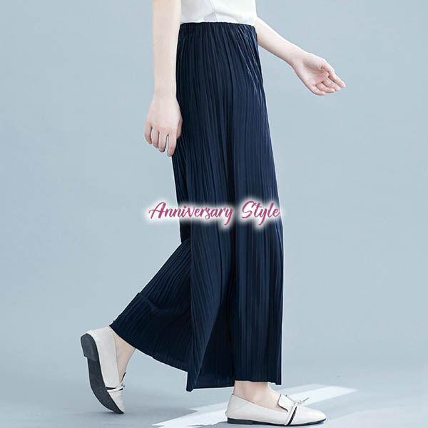 Y's　紺色　ガウチョパンツ C17 SALE セール レディース ガウチョパンツ CC3260 ストレッチ