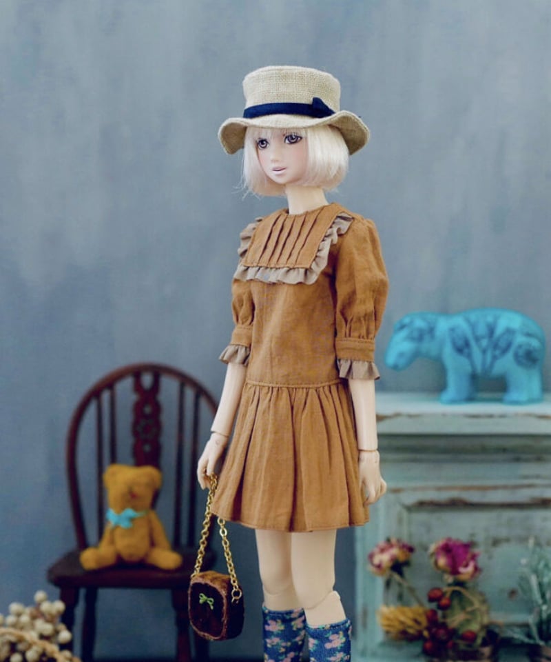 Hanon ドレス ベロベアくん くま ぬいぐるみ アウトフィット