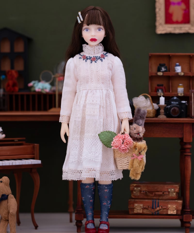 薔薇のレースドレス セット | HANON ONLINE SHOP