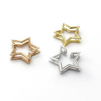 cross section series　star earcuff