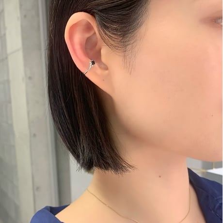perfume bottle series　earcuff Ssize＜onyx＞