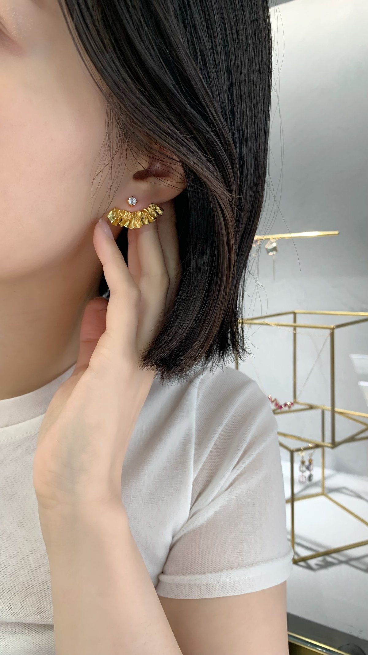 wrinkle series pierce(single) | AcuteAccent wrinkle series pierce(single) | AcuteAccent