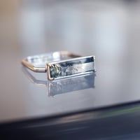 perfume bottle series　ring＜moss agate＞